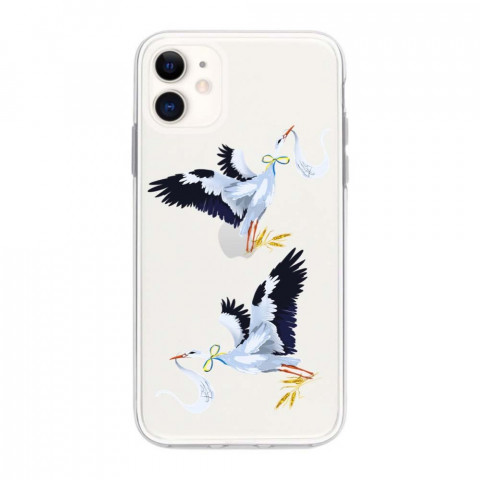 Патріотичний чохол для iPhone 11 з малюнком "Журавлі"